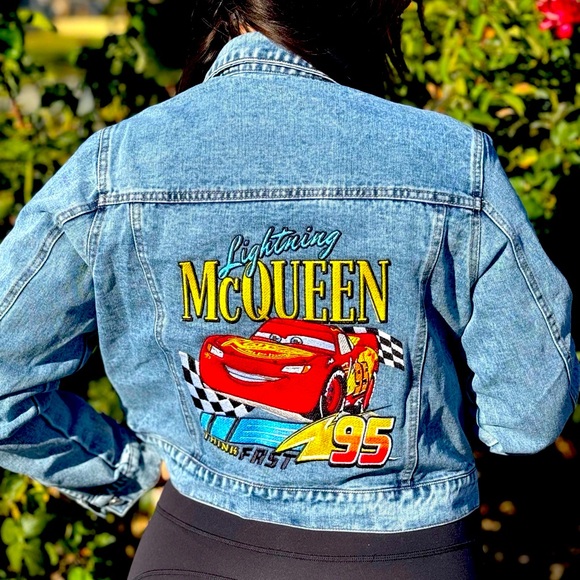 Disney Jackets & Blazers - Lightning McQueen Jean jacket